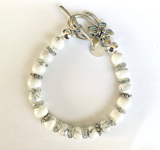 White and Silver Bracelet