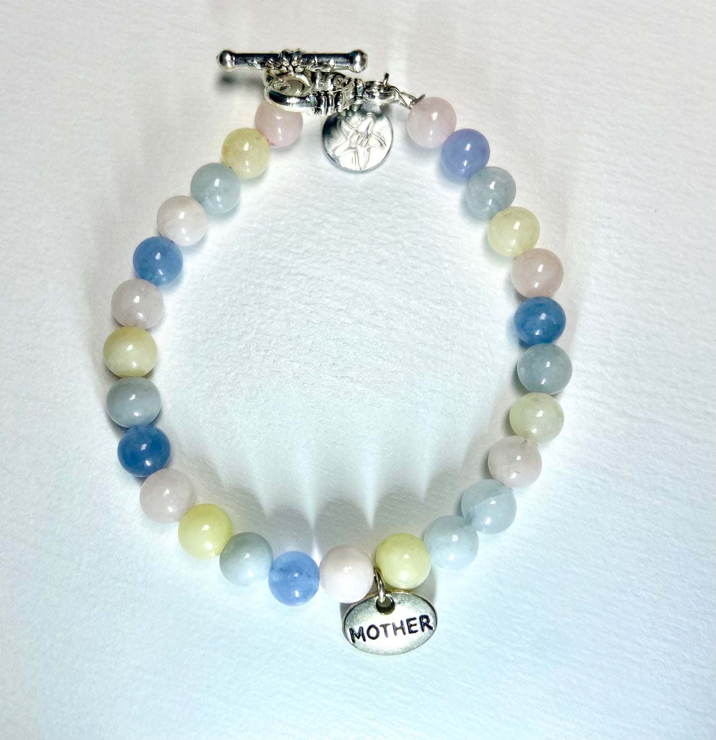 Pastel Mother Charm Bracelet